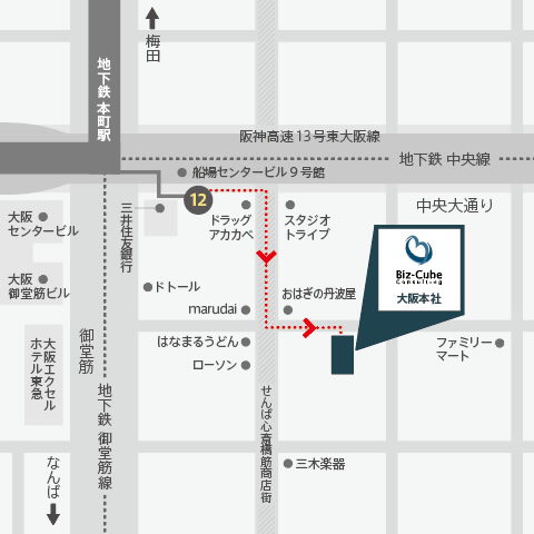 大阪本社 マップ